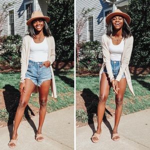 High Waist Target Shorts